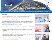 Tablet Screenshot of gcma.org.au